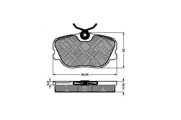 31491 GKN-Spidan колодки гальмівні передні, дискові