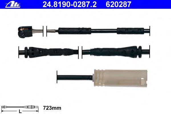 Сигналізатор знос гальмівних колодок ATE 24819002872 ціна, від 10.88 USD
