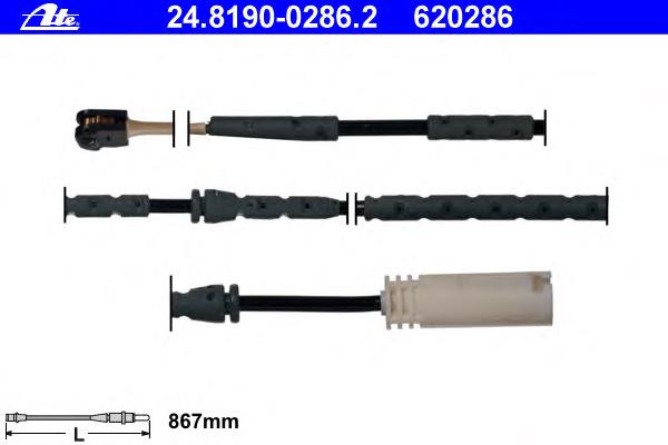 Датчик зносу колодок ATE 24819002862