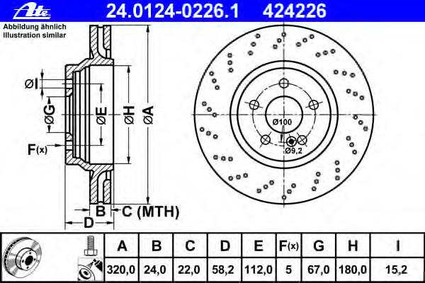 09A81821 Brembo Дискові гальма