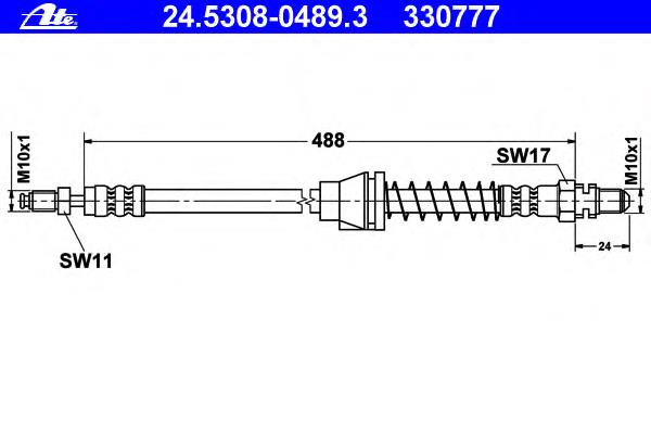 SL4905 ABS Гальмівний шланг