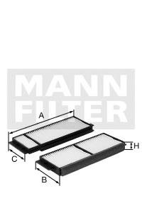 CU260082 Mann-Filter Внутрішньосалонний фільтр