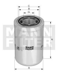 Фільтр гідравлічної системи WH12571 Mann-Filter