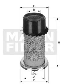 Фільтр повітряний C16340 Mann-Filter