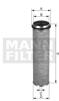 Фільтр повітряний CF924 Mann-Filter