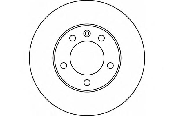 Диск гальмівний передній 8DD355108931 HELLA