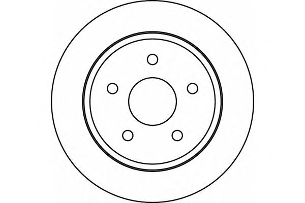 Диск гальмівний задній 8DD355108611 HELLA