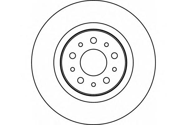 Диск гальмівний задній 8DD355108731 HELLA