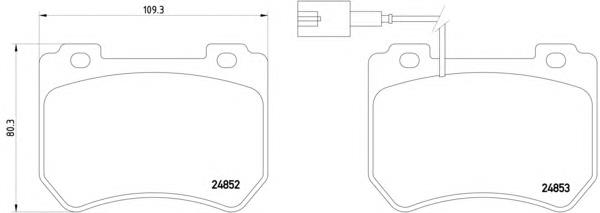 Купити 8DB355014651 HELLA Колодки гальмівні передні, дискові