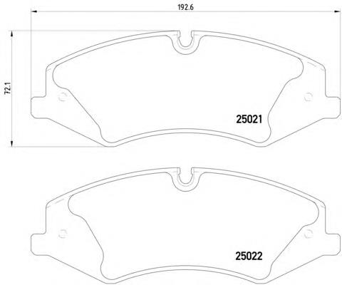 Купити 8DB355015081 HELLA Колодки гальмівні передні, дискові