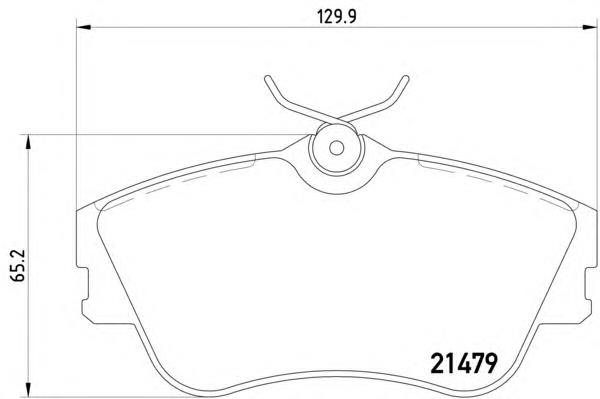 Гальмівні колодки HELLA 8DB355018071 ціна, від 18.12 USD