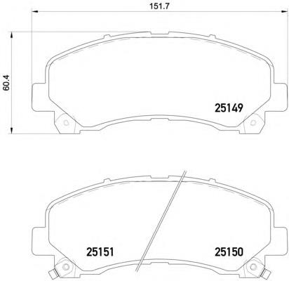 Тормозні колодки HELLA 8DB355020171