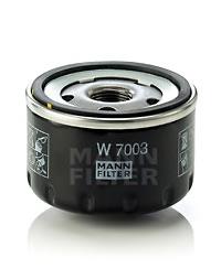 Масляний фільтр двигуна Mann-Filter W7003 ціна, від 6.53 USD