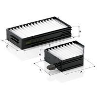 Повітряний фільтр салону Mann-Filter CU210022