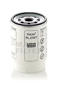 Фільтр тонкого очищення палива Mann-Filter PL2707X ціна, від 23.83 USD