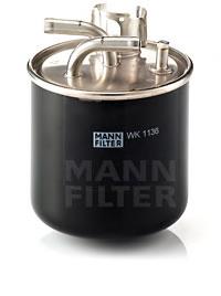 Фільтр паливний Mann-Filter WK1136