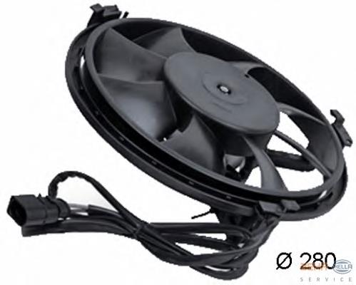 Купити 8EW351039771 HELLA Електровентилятор охолодження в зборі (двигун + крильчатка)