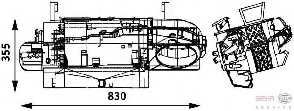 Купити 8FH351314531 HELLA Теплообмінник