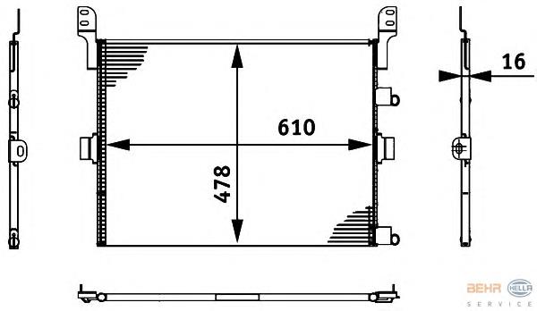 8FC351317661 HELLA Конденсатор