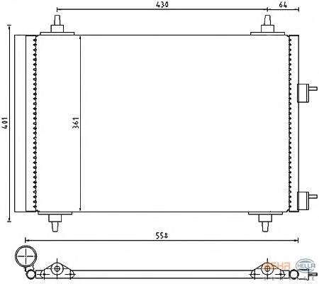 8FC351300671 HELLA Конденсатор