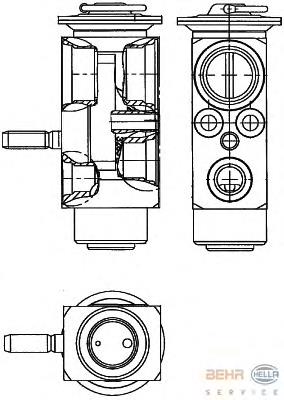 5098KZ1 Polcar Клапан TRV, кондиціонера