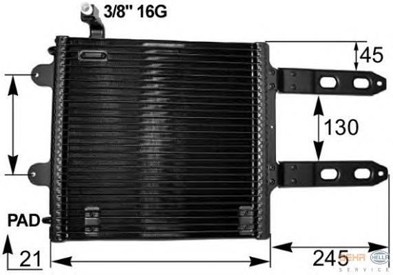 8FC351300161 HELLA Конденсатор