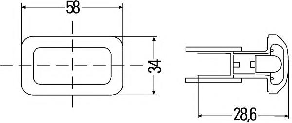 Поворітель повороту на крилі HELLA 2BM003647021