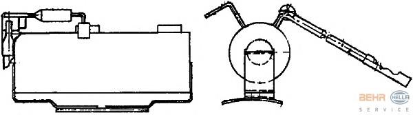 Резистор обігрівача HELLA 9ML351029111 ціна, від 63.44 USD