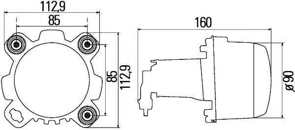 Фара ліва, права HELLA 1BL247042011 ціна, від 87.14 USD