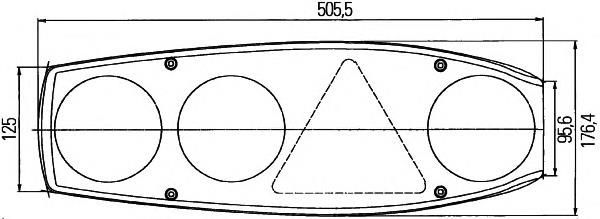 Купити 2VA341419011 HELLA Лівий стоп