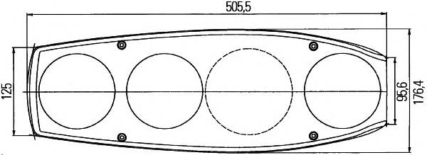 Купити 2VA341419111 HELLA Лівий стоп