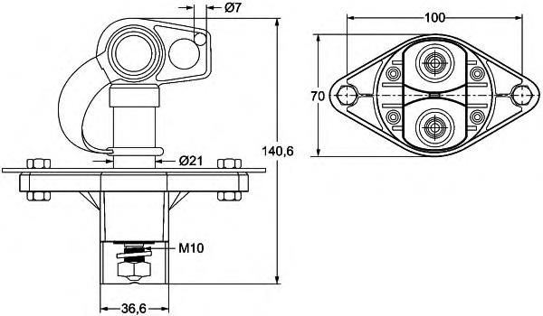 Вимикач маси 6EK002843121 HELLA