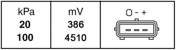 МАП Сенсор 6PP009400211 HELLA