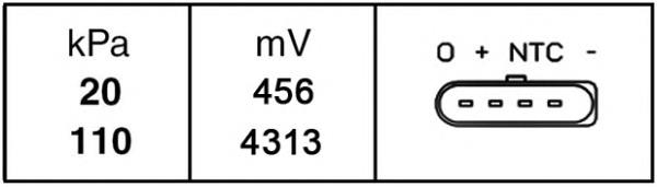 Датчик тиску повітря HELLA 6PP009400261