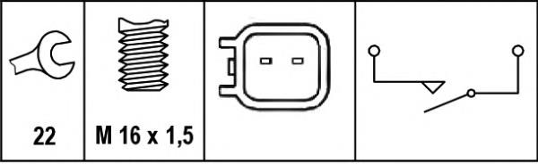 Датчик світла заднього ходу HELLA 6ZF010965031