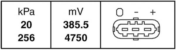Датчик тиску повітря HELLA 6PP009400111