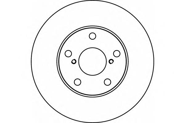 Диск гальмівний передній 8DD355112061 HELLA