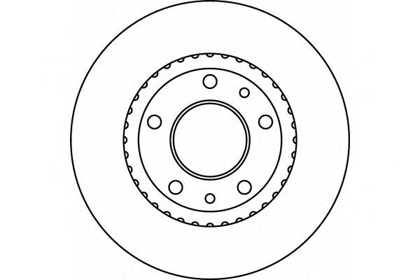 Диск гальмівний передній 8DD355112771 HELLA