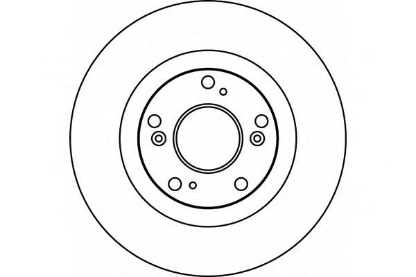 Диск гальмівний передній 8DD355112741 HELLA