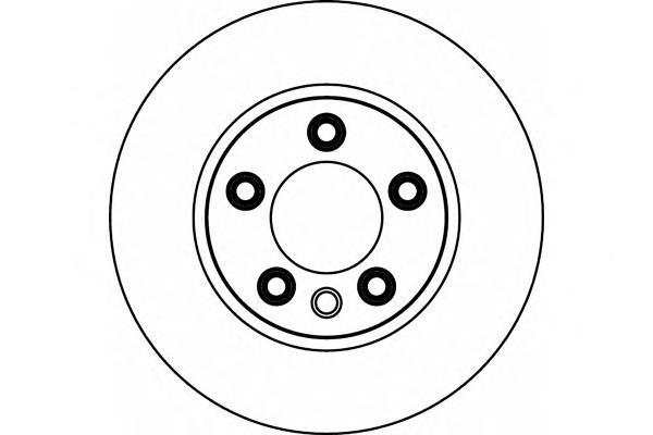 Диск гальмівний передній 8DD355109721 HELLA