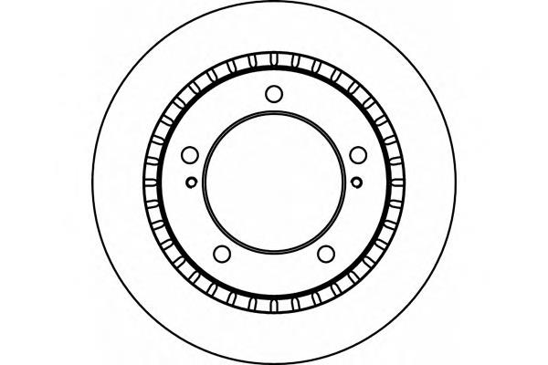 Диск гальмівний передній 8DD355111791 HELLA