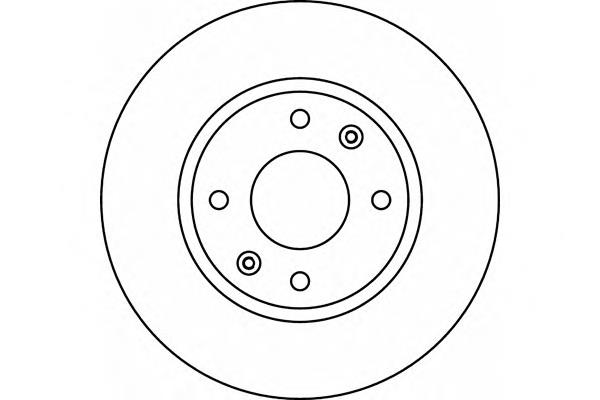 8DD355111771 HELLA диск гальмівний передній