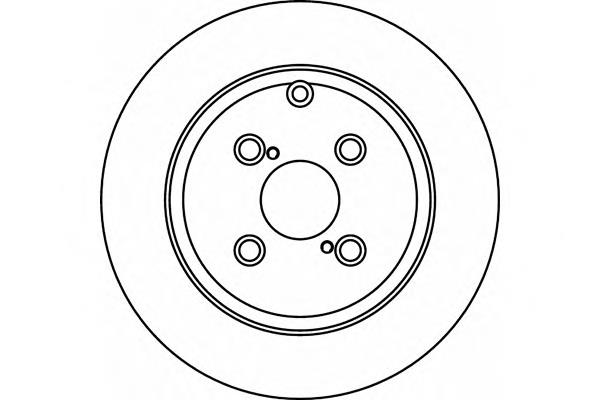 Диск гальмівний задній 8DD355110511 HELLA