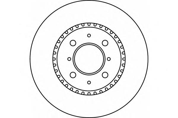 Диск гальмівний передній 8DD355110321 HELLA