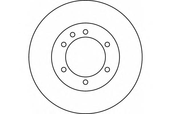 Диск гальмівний задній 8DD355110831 HELLA