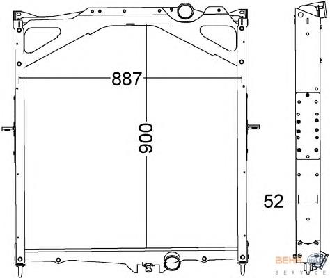 Купити 401VL663500 Perfekt Cooling Радіатор двигуна