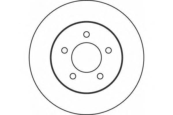 Диск гальмівний передній 8DD355107931 HELLA