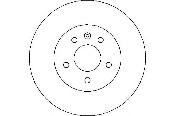 Диск гальмівний передній 8DD355108081 HELLA