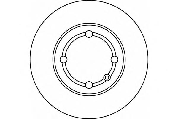 Диск гальмівний задній 8DD355106681 HELLA