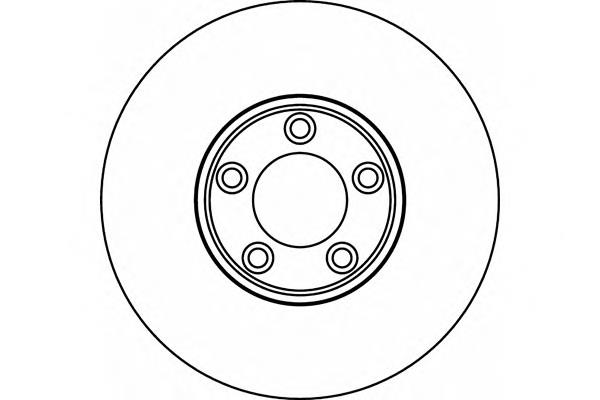 Гальмівні диски передні 8DD355106821 HELLA